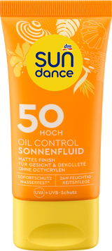 Сонцезахисний флюїд для обличчя з контролем жирності шкіри Sun dance, 50 ml 4596 фото