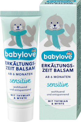 Бальзам для чутливої ​​шкіри для холодної пори року Babylove, 30 g 2714 фото