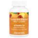 Жувальні таблетки з вітаміном D3, лимон, апельсин і полуниця, California Gold Nutrition, 90 шт.