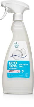 Eco засіб натуральний для миття скла 500 ml з розпилювачем 349 фото