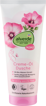 Крем-олія для душу для мам Alverde, 200 ml 4581 фото
