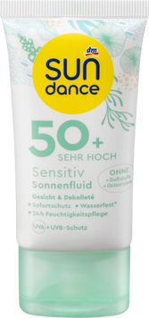 Сонцезахисний флюїд для чутливої шкіри SPF 50 Sun dance, 50 ml 728 фото