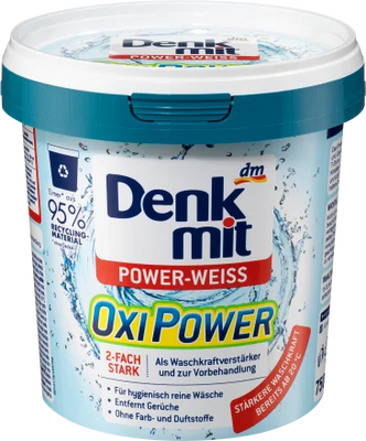 Плямовивідник Oxi Power White Denkmit, 750 g 1698 фото