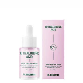Зволожувальна сироватка для обличчя 4D Hyaluronic Acid з 4Д гіалуроновою кислотою Mr.SCRUBBER, 30 мл 2571 фото