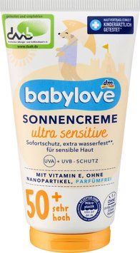 Дитячий сонцезахисний ultra sensitive SPF 50+ Babylove, 75 мл 2426 фото