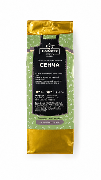 Зелений чай "Сенча" T-Master, 50 г 4520 фото Зелений чай "Сенча" T-Master, 50 г 4520 фото