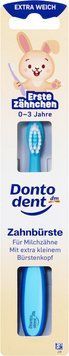 Щітка дитяча перші зуби extra weich від 0 до 3 років.  Dontodent 1 шт. 1771 фото