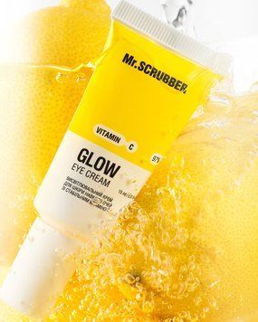 Висвітлювальний крем для шкіри навколо очей Glow Vitamin C зі стабільним вітаміном С Mr.SCRUBBER, 15 мл 2352 фото