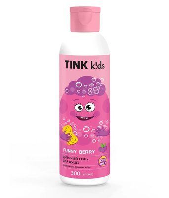 Дитячий гель для душу Funny Berry Tink kids, 300 мл 4543 фото