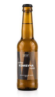 Комбуча "Кава" Health Way, 0.33 мл 4591 фото