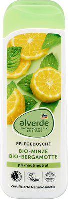 Гель для душу органічна м'ята та бергамот Alverde, 250 ml 491 фото