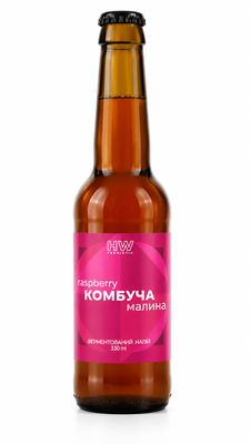 Комбуча "Малина" Health Way, 0.33 мл 4594 фото