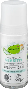 Дезодорант кульковий для чутливої шкіри Sensetive алое вера Alverde, 50 ml 487 фото