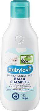 Шампунь та піна 2в1  Ultra Sensitive Babylove, 250 ml 1884 фото