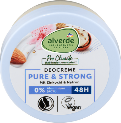 Крем-дезодорант Pure & Strong Alverde, 50 ml 4598 фото