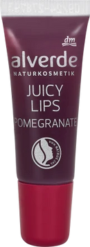 Блиск для губ гранат Juicy Lips Pomegranate Alverde, 8ml 651 фото