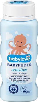 Дитяча присипка для чутливої шкіри Babylove, 100 g 1885 фото