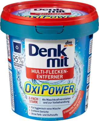 Плямовивідник для кольорових тканин Denkmit Oxi Power 750 г 1802 фото