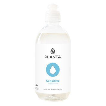 Концентрований засіб для миття посуду Sensitive TM Planta, 0.5 л 4247 фото