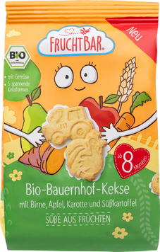 Дитяче печиво, фермерська тема, з 8 місяців FruchtBar, 100 g 2694 фото