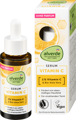 Сироватка з вітаміном C, Alverde 30 ml 1197 фото