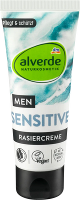 Крем для гоління Sensitive, Alverde 75 ml 1196 фото
