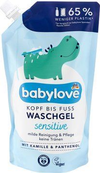 Дитячий гель для душу Waschgel Sensitive запаска Babylove, 500 ml 1804 фото