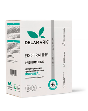Пральний порошок DeLaMark Universal з ефектом кондиціонеру, 1 кг 580 фото