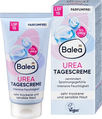 Крем для обличчя з сечовиною SPF 15 Balea, 50 ml 4436 фото