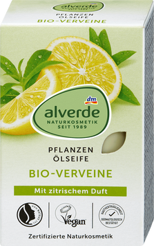 Мило на рослинній олії органічна вербена Alverde, 100 g 508 фото
