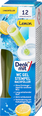 Змінний набір для чищення унітазу лимон Denkmit, 1 St 4400 фото