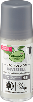 Дезодорант кульковий Invisible 48H Alverde, 50 ml 471 фото